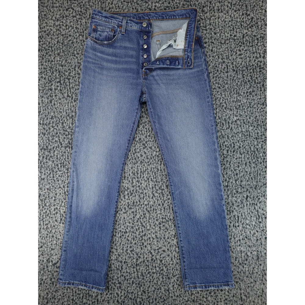 Levi's 501 Original Fit Jeans‎ Mens 29x30 Blue Straight Leg Button Fly